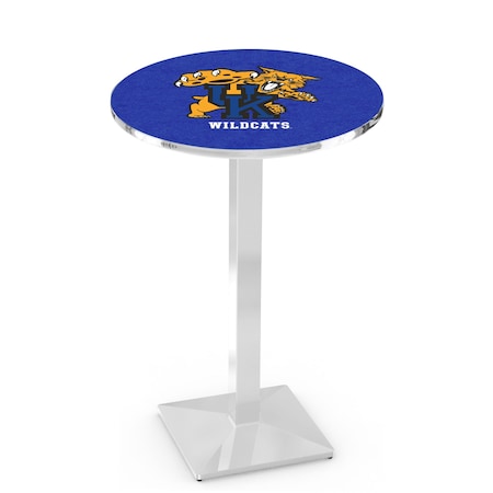 Holland Bar Stool Co 36" Chrome Kentucky "Wildcat" Pub Table L217C3628UKYCat
